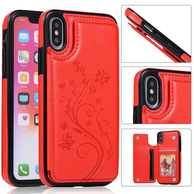 Wallet Case Mobile Phone Case Cover Compatible Cases Flowers 2