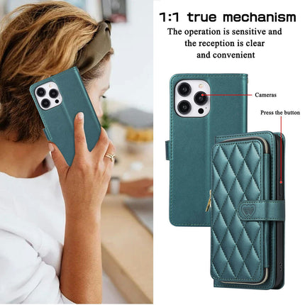 Wallet Crossbody Lanyard Mobile Phone Case Cover Compatible Cases-A 1