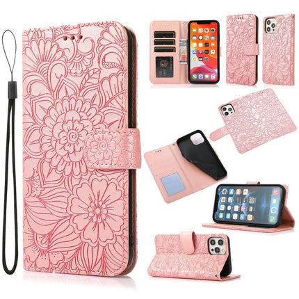 Flower Flip Card Holder Stand Mobile Phone Case Cover Compatible Cases 1