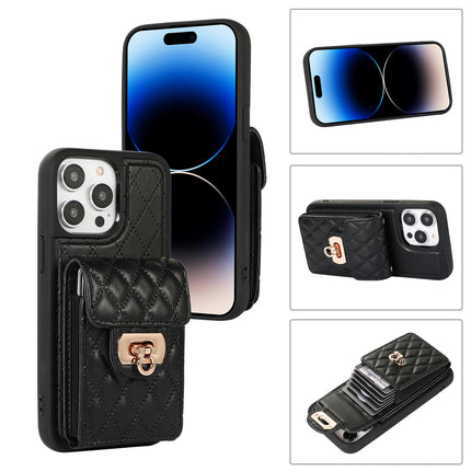 Lanyard Mobile Phone Case Cover Compatible Cases with Card Slots-A 1