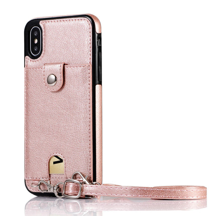 PU Leather Mobile Phone Case Cover Compatible Cases with Lanyard 1