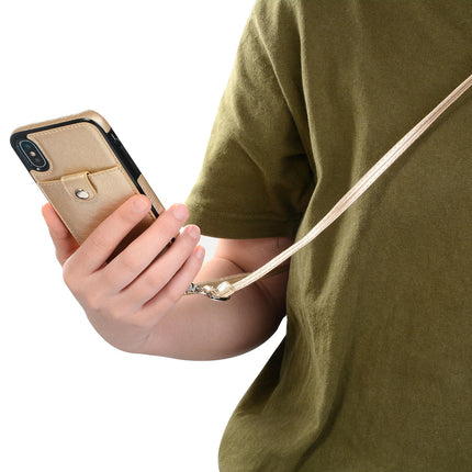 PU Leather Mobile Phone Case Cover Compatible Cases with Lanyard 1