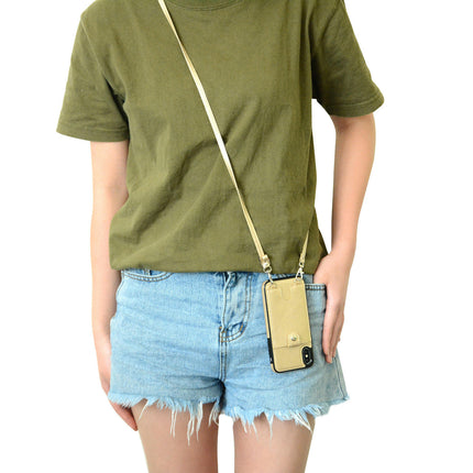 PU Leather Mobile Phone Case Cover Compatible Cases with Lanyard 1