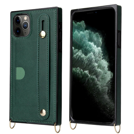 PU Leather Mobile Phone Case Cover Compatible Cases with Lanyard-A 1