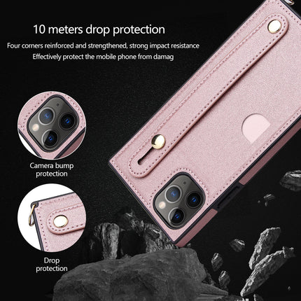 PU Leather Mobile Phone Case Cover Compatible Cases with Lanyard-A 1