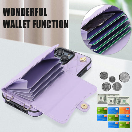 Wrist Strap And Lanyard Mobile Phone Case Cover Compatible Cases with Card Slots 1