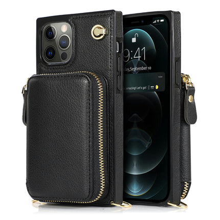 PU Leather Zipper Handbag Purse Mobile Phone Case Cover Compatible Cases 1
