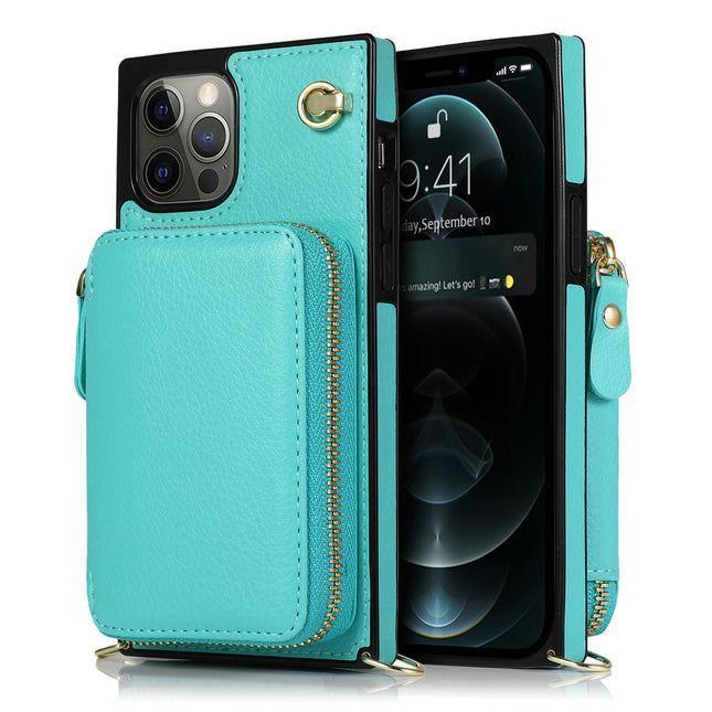 PU Leather Zipper Handbag Purse Mobile Phone Case Cover Compatible Cases 1