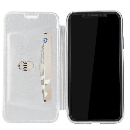 PU Leather Wallet Mobile Phone Case Cover Compatible Cases Clear TPU Back 1