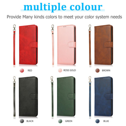 Leather Mobile Phone Case Cover Compatible Cases with Magnetic and Wrist Strap 1