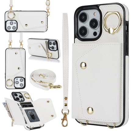 Leather Mobile Phone Case Cover Compatible Cases with Lanyards and Wrist Strap-A 1