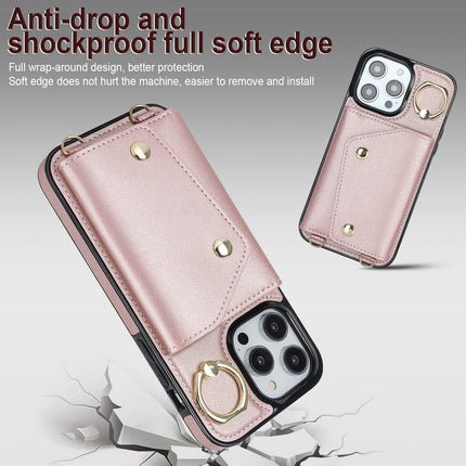 Leather Mobile Phone Case Cover Compatible Cases with Lanyards and Wrist Strap-A 1