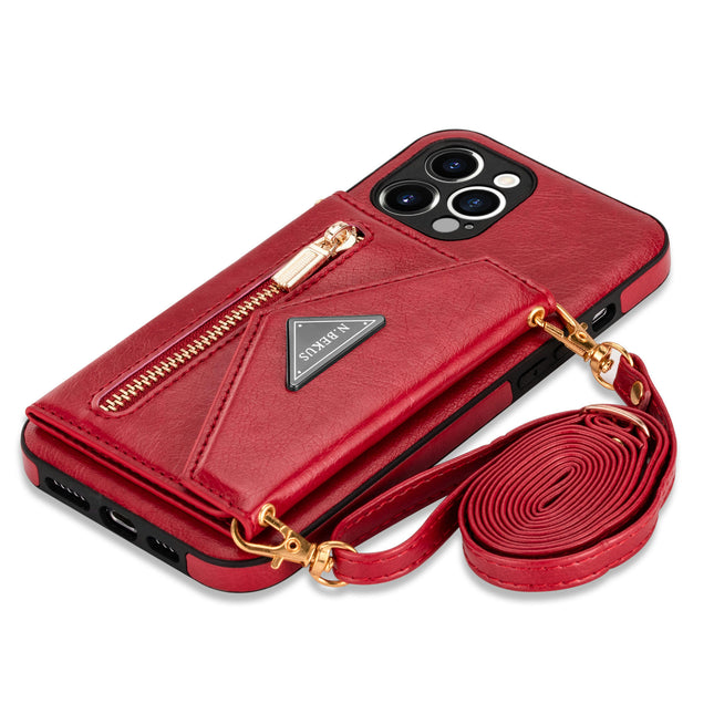 Wallet Crossbody Lanyard Mobile Phone Case Cover Compatible Cases-B 1
