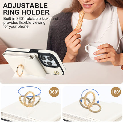 PU Mobile Phone Case Cover Wallet with Ring Compatible Cases 1