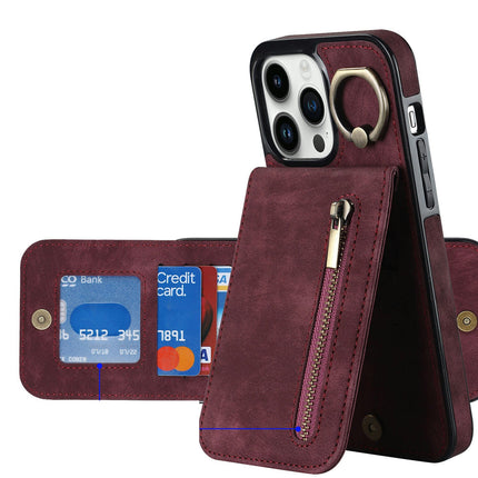Mobile Phone Case Cover PU Leather Compatible Cases with Ring 1