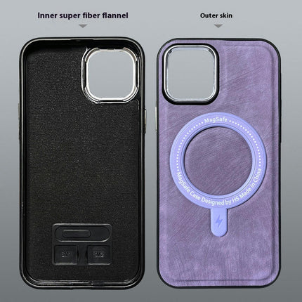 Frosted Leather Mobile Phone Case Cover Compatible Cases 1