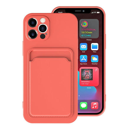 TPU Soft Mobile Phone Case Cover Compatible Cases with Card Holder 2