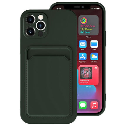 TPU Soft Mobile Phone Case Cover Compatible Cases with Card Holder 2