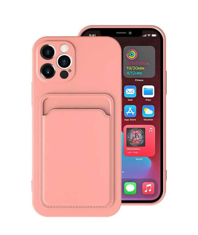 TPU Soft Mobile Phone Case Cover Compatible Cases with Card Holder 2