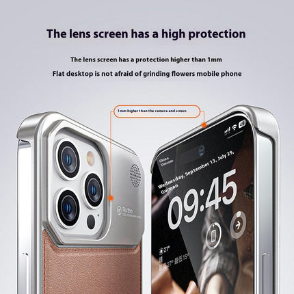Leather & Metal Mobile Phone Case Cover Compatible Cases