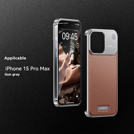Leather & Metal Mobile Phone Case Cover Compatible Cases