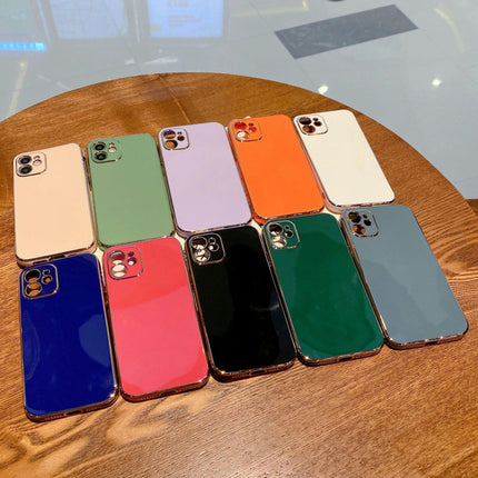 Luxury Plating Edge Mobile Phone Case Cover Compatible Cases 3
