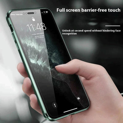 Waterproof Tempered Glass Mobile Phone Case Cover Compatible Cases-A