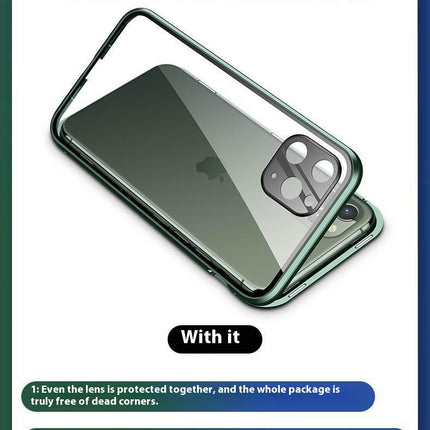 Waterproof Tempered Glass Mobile Phone Case Cover Compatible Cases-A