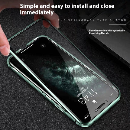 Waterproof Tempered Glass Mobile Phone Case Cover Compatible Cases-A