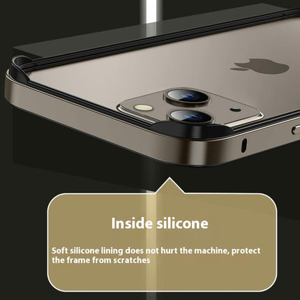 Metal Frame Mobile Phone Case Cover Compatible Cases-A 1