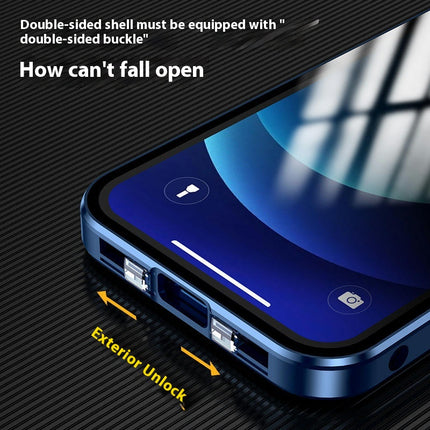 Front and Back Protection Magnetic Mobile Phone Case Cover Compatible Cases-A 1