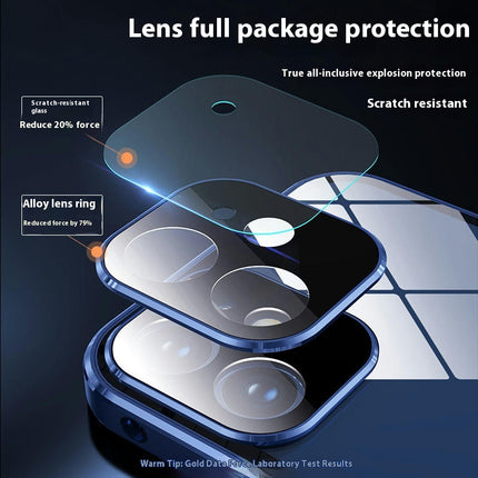 Front and Back Protection Magnetic Mobile Phone Case Cover Compatible Cases-A 1
