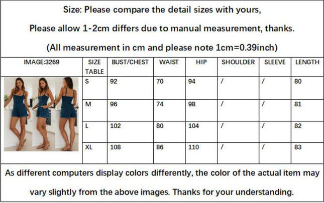 Women's Denim shortalls Adjustable Straps Jumpsuits High Waist Bib Jean Overalls Shorts Rompers