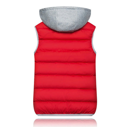 Women's Puffer Vest Zip Up Quilted Winter Sleeveless Hooded Gilet Jacket