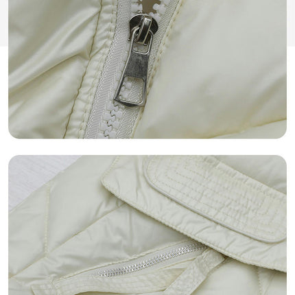 Women's Puffer Vest Sleeveless Zip Up Winter Padded Gilet Jacket with Pockets