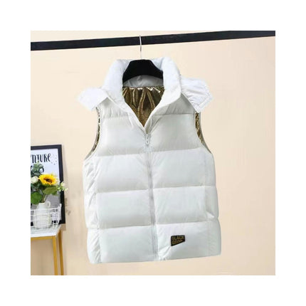 Women's Quilted Puffer Vest Sleeveless Padded Winter Outwear with Hood