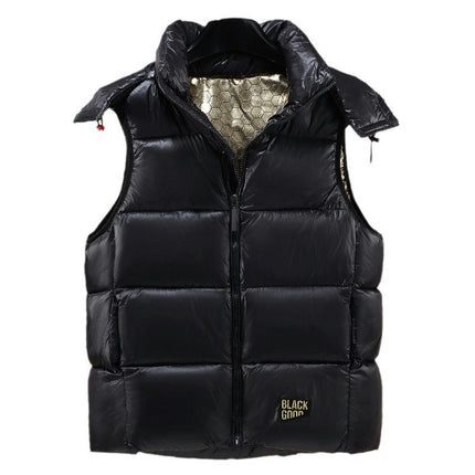 Women's Quilted Puffer Vest Sleeveless Padded Winter Outwear with Hood