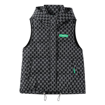 Women's Puffer Vest Zip Up Sleeveless Winter Padded Gilet Coats with Hood