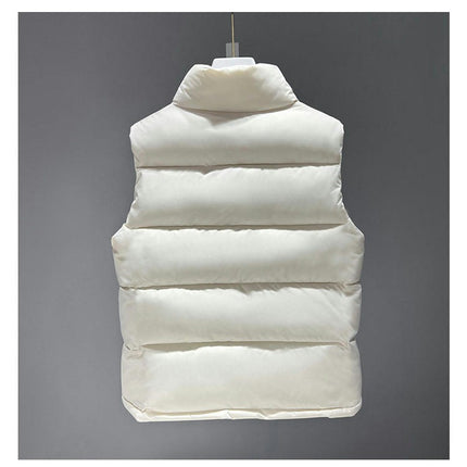 Women's Puffer Vests Sleeveless Winter Stand Collar Jacket Padded Gilet