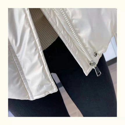 Women's Puffer Vest Zip Up Sleeveless Stand Collar Vest Jacket