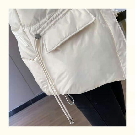 Women's Puffer Vest Zip Up Sleeveless Stand Collar Vest Jacket