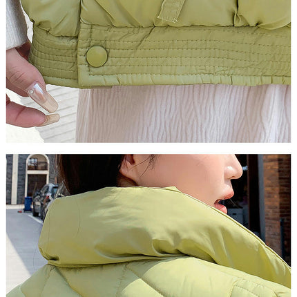 Women's Puffer Vest Stand Collar Sleeveless Gilet Zip Up Warm Vest Jacket
