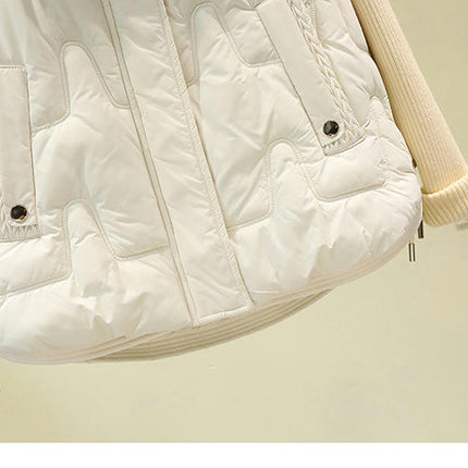 Women's Sleeveless Puffer Vest Zip Up Stand Collar Winter Jackets Vest with Pockets