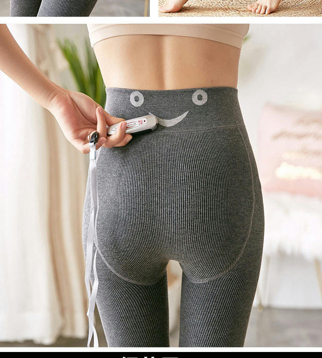 Women's Lined Fleece Bottom Pants-Soft High Waist Stretch Leggings