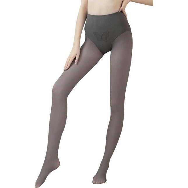 Women's Sheer High Waist Tights-with Support and Reinforced Toes Pantyhose