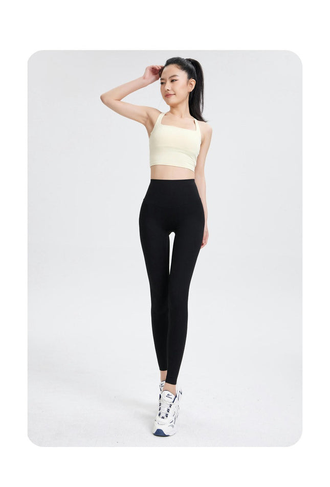 Fleece Lined Leggings Women Tummy Control High Waisted Workout Winter Warm Yoga Pants