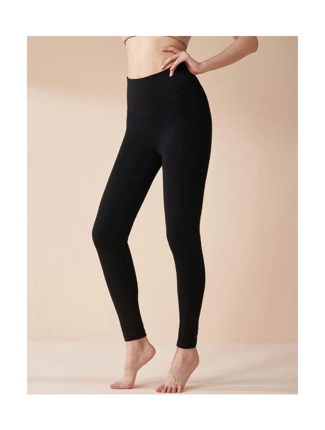 Fleece Lined Leggings Women-High Waist Yoga Pants Thermal Winter Workout Running Leggings
