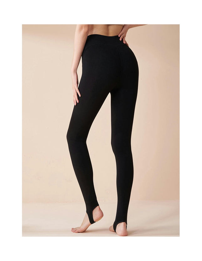 Winter Women's Silkworm Pupa Protein Stretch Warm One-piece Pantyhose Bottom Pants