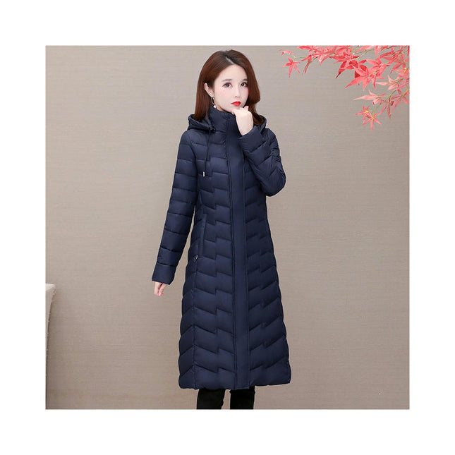 Women's Winter Down Jacket Long Puffer Hooded Outerwear Coat