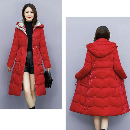 Women's Thickened Down Jacket Winter Hooded Warm Puffer Coat